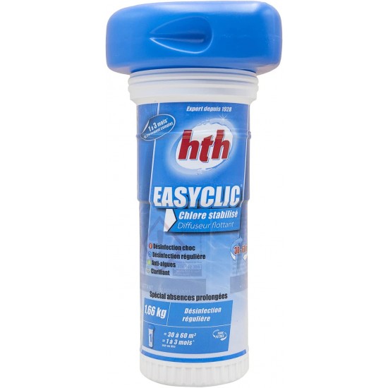 HTH Multi Functional Floating Chlorine Dispenser Easyclic 1.66kg