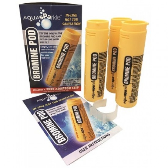 Aquasparkle Spa Chemical Bromine Pods x 3