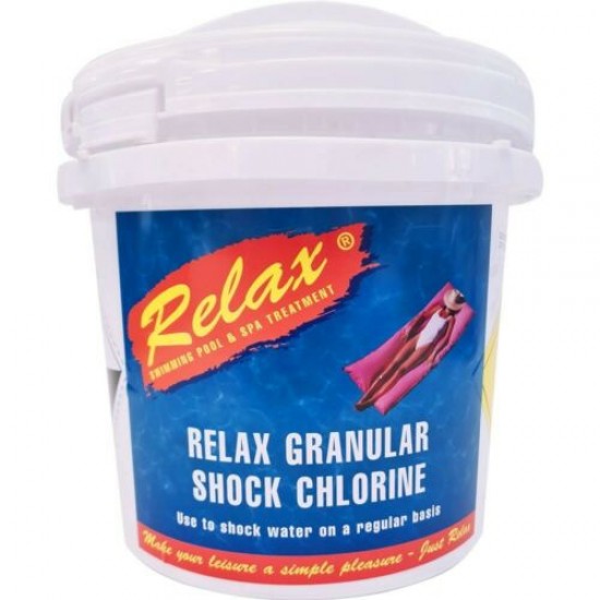 Relax Swimming Pool Granular Shock Chlorine 5kg