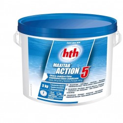 HTH Maxitab Action 5 Chlorine Tablets - 5kg