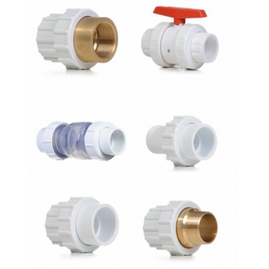 ABS Pipe Fittings - 1.5" Composite Union FT/P